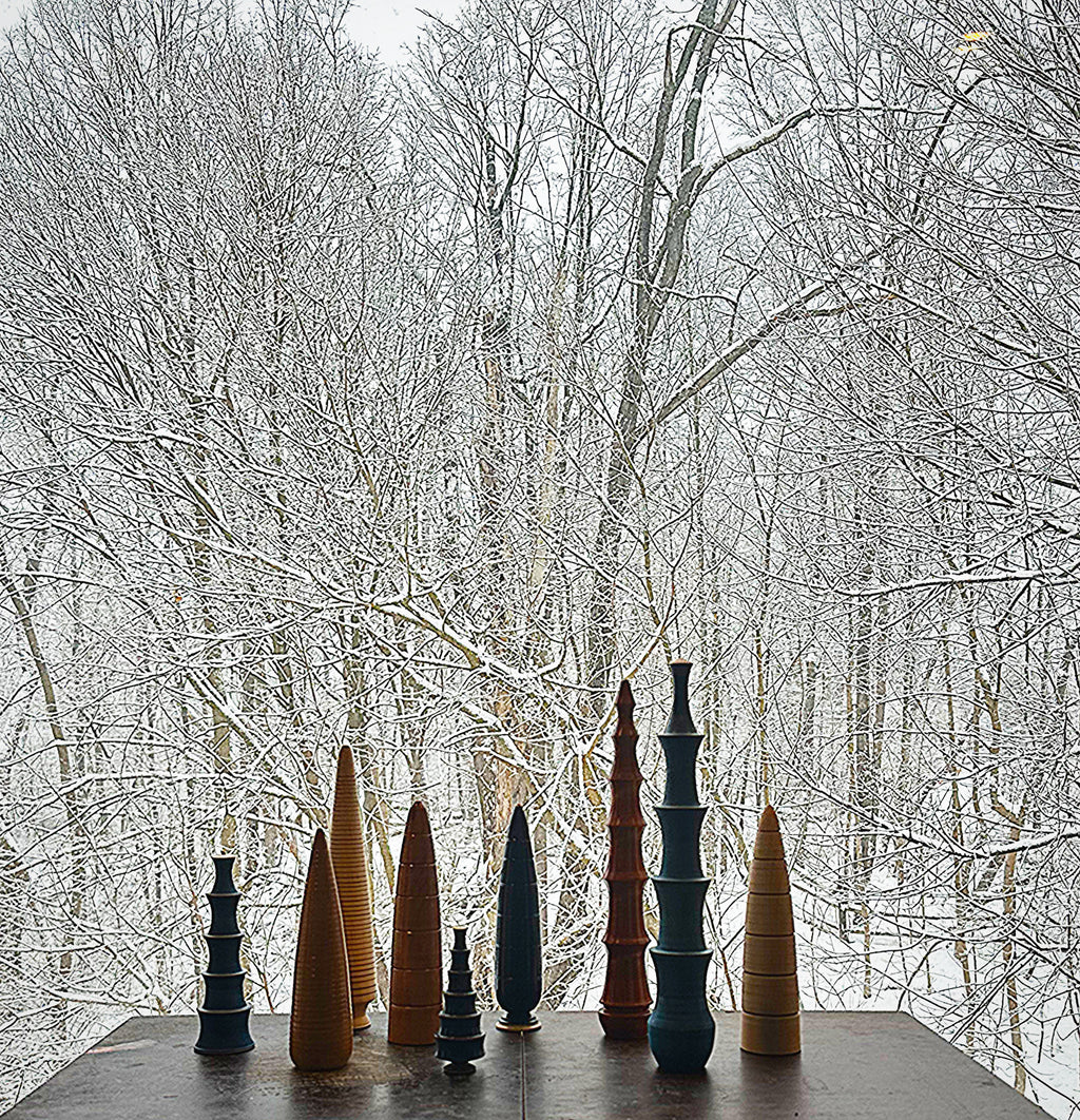 Mini Hand Turned Christmas Trees
