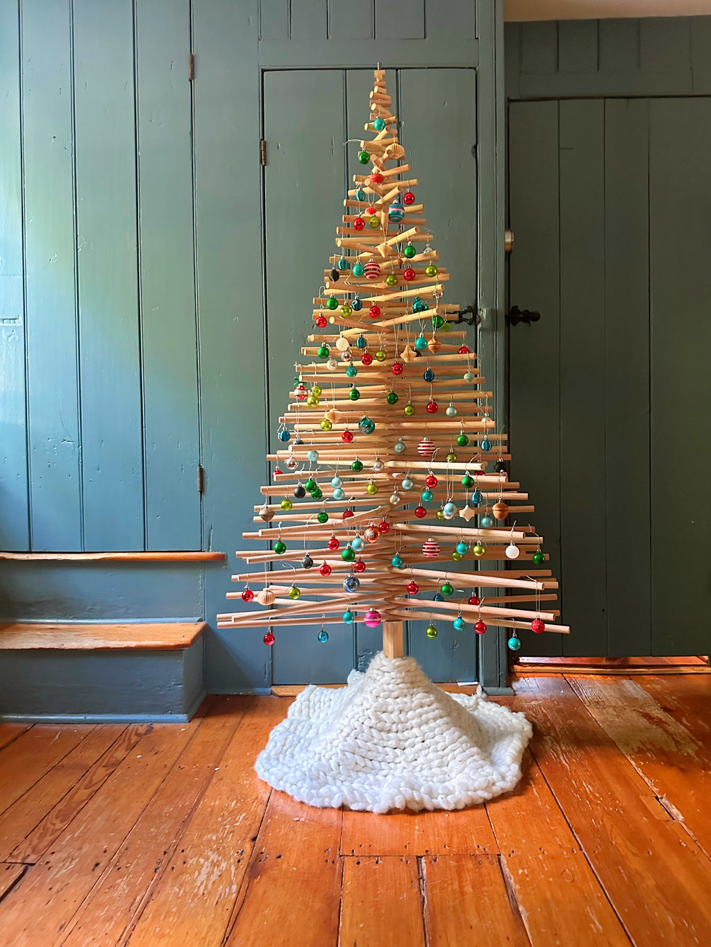 Lykke Full Branch Wood Christmas Tree (wood star sold seperately)