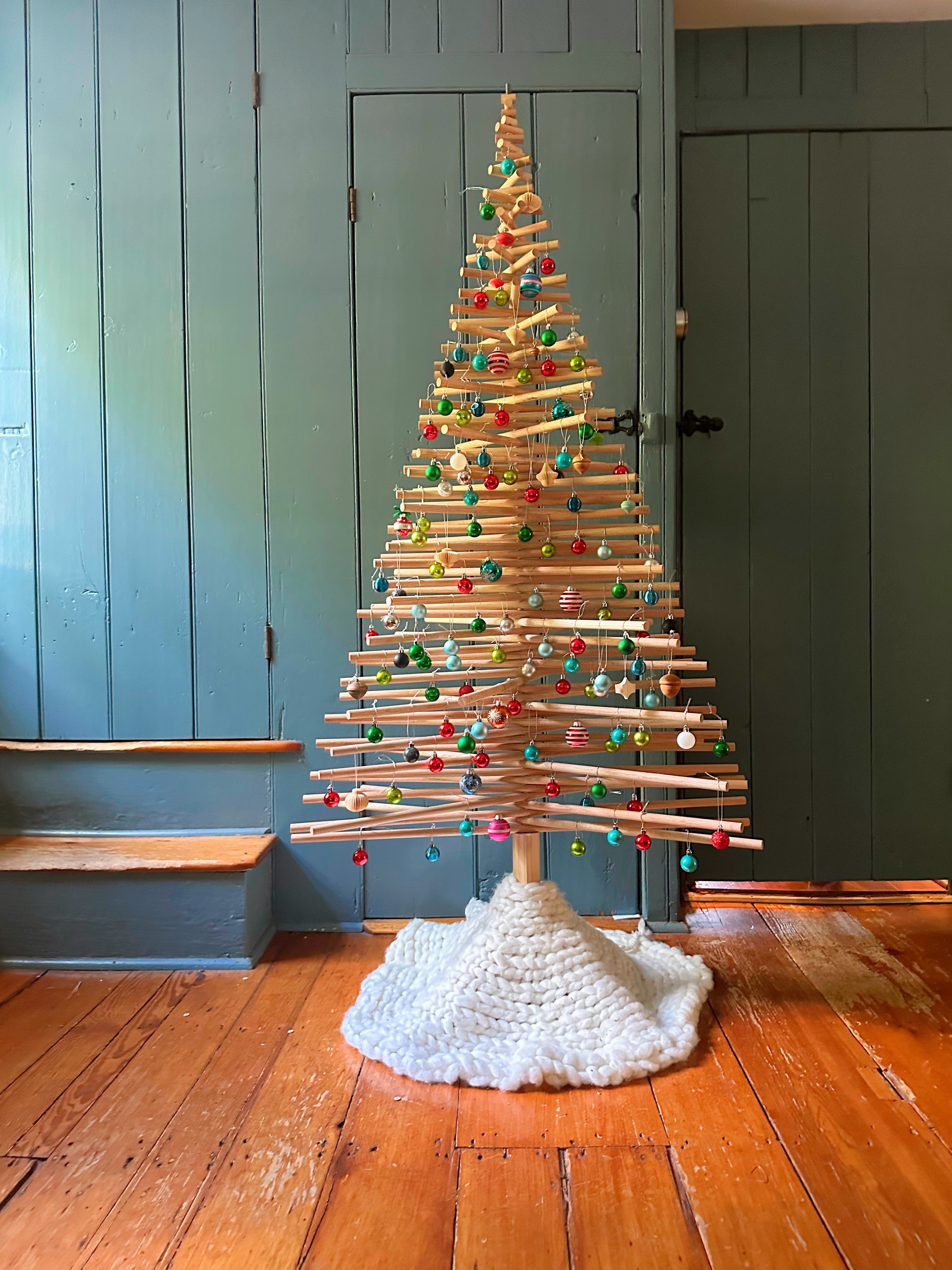 Lykke Full Branch Wood Christmas Tree (wood star sold seperately)
