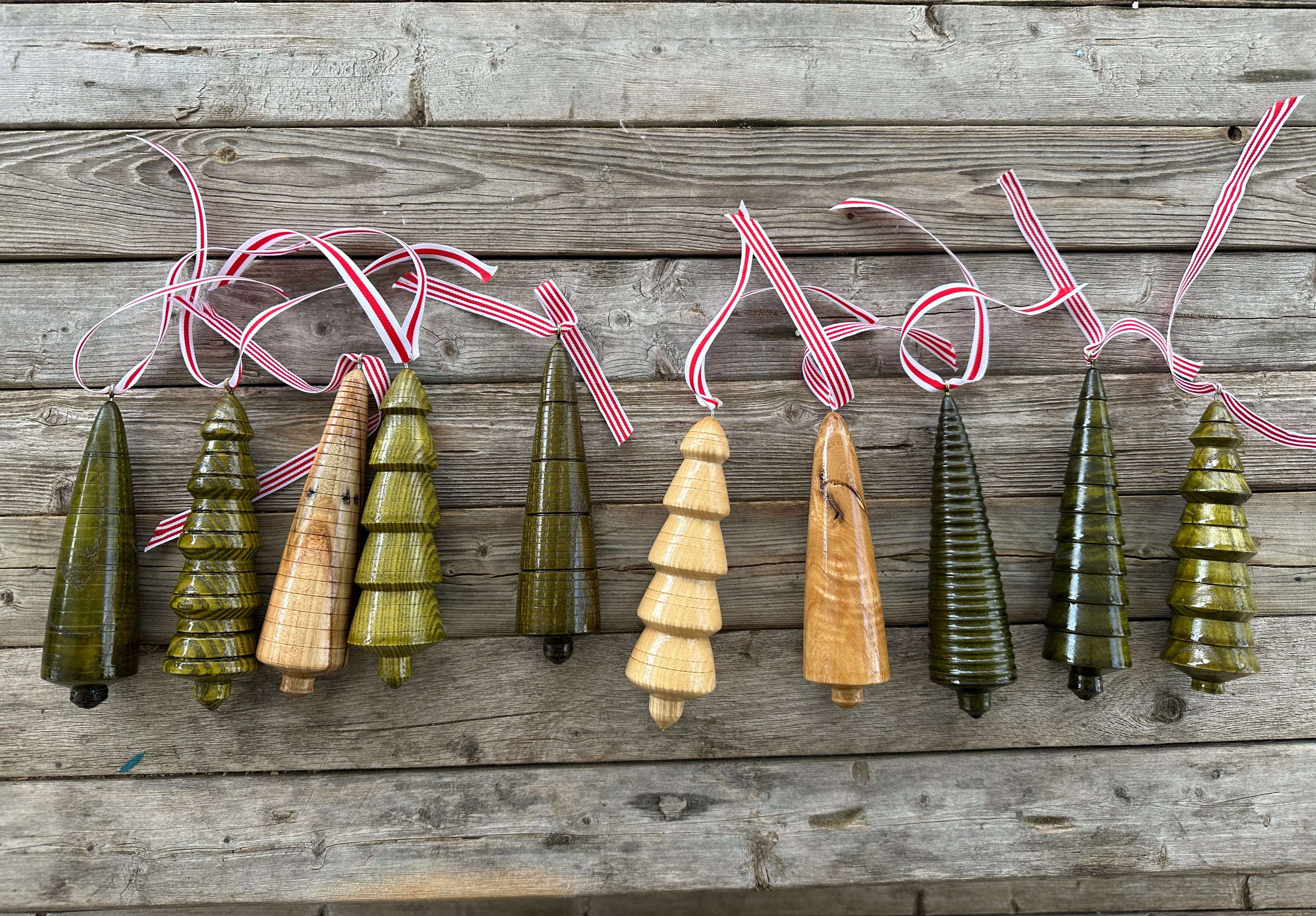 Hand Turned Wood Ornaments