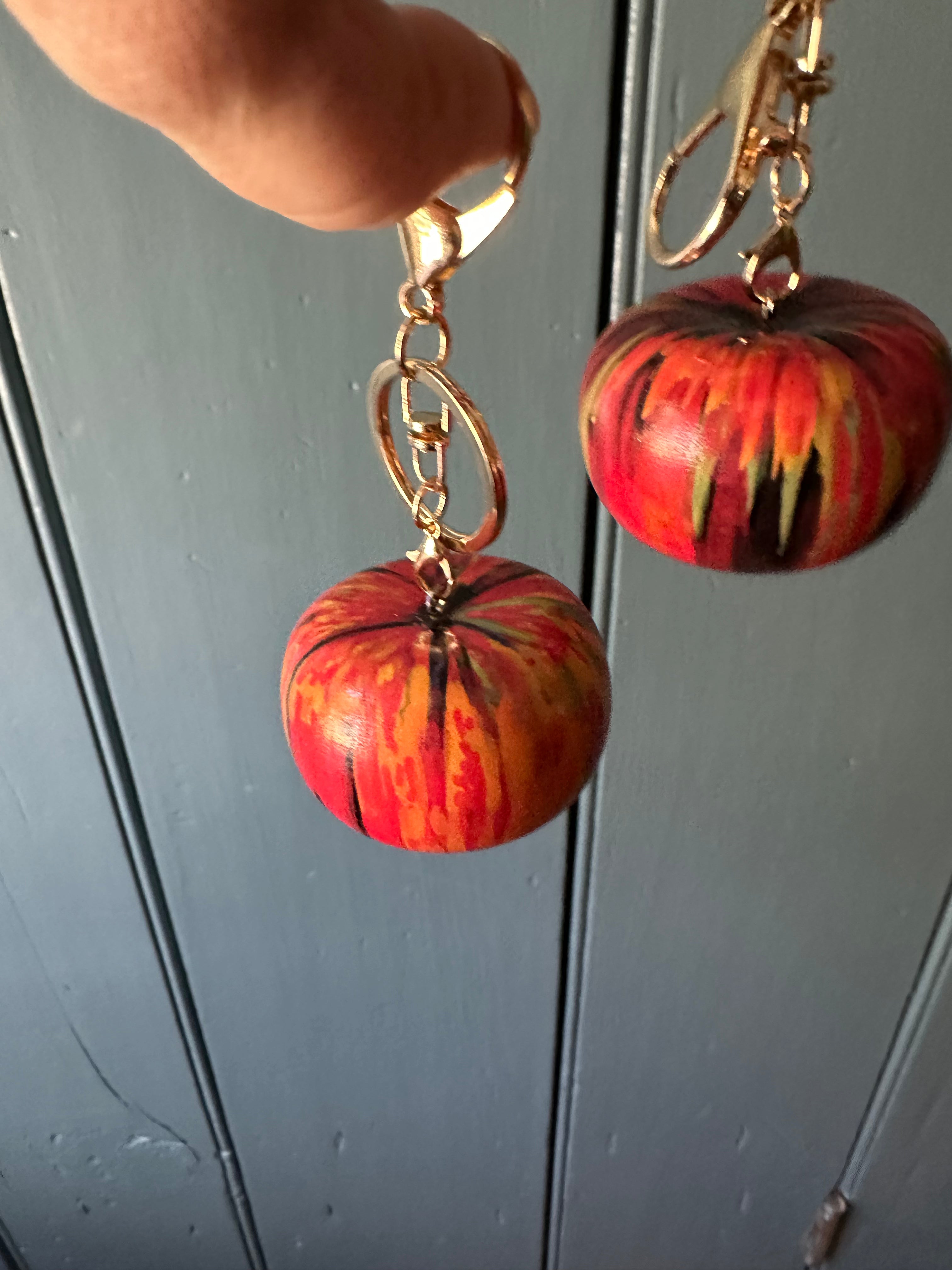 WOOD PURSE CHARMS/ KEYCHAINS