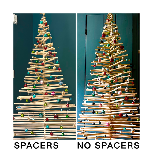 Lykke Full Branch Wood Christmas Tree (wood star sold seperately)