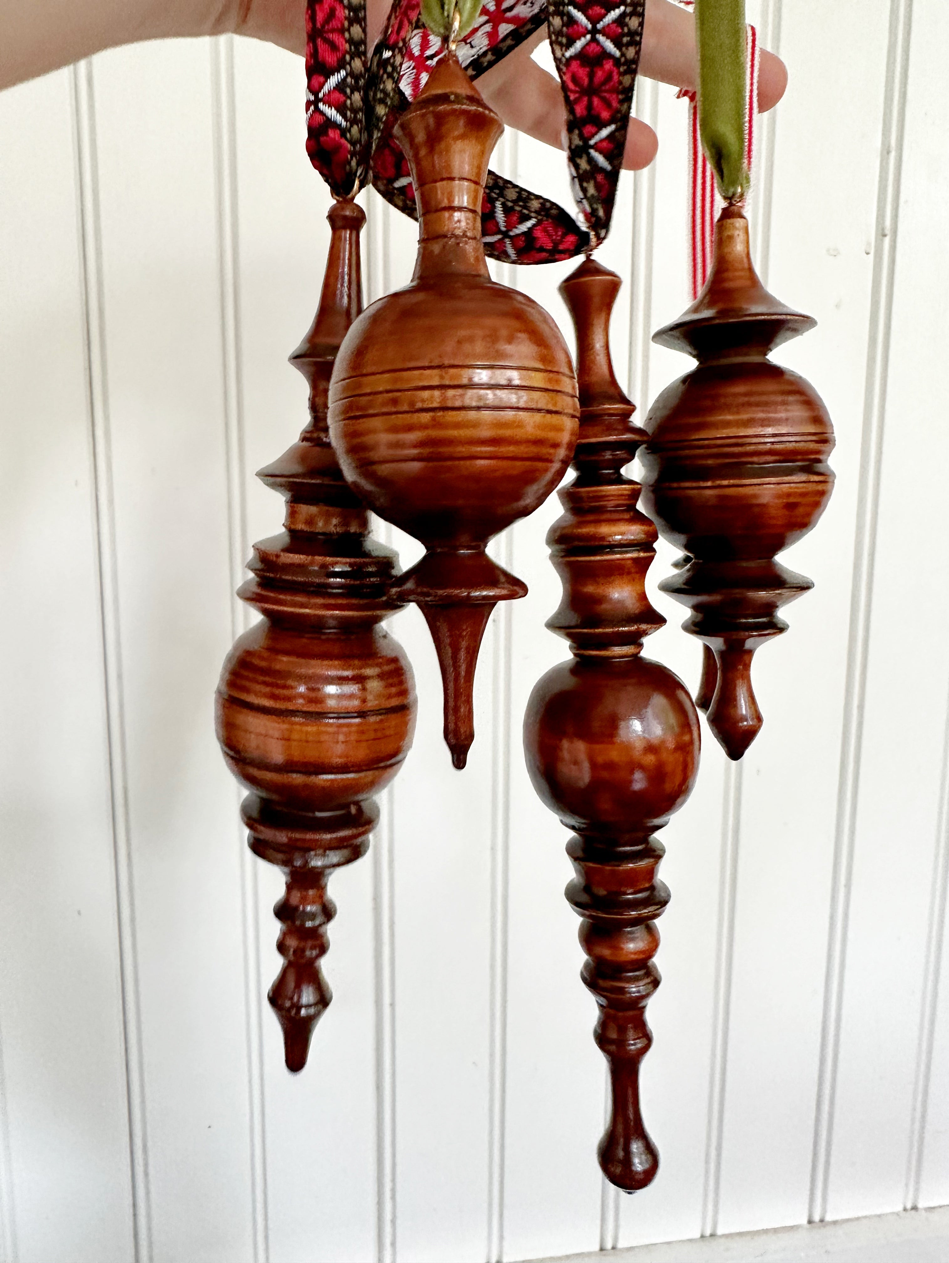 Hand Turned Wood Ornaments