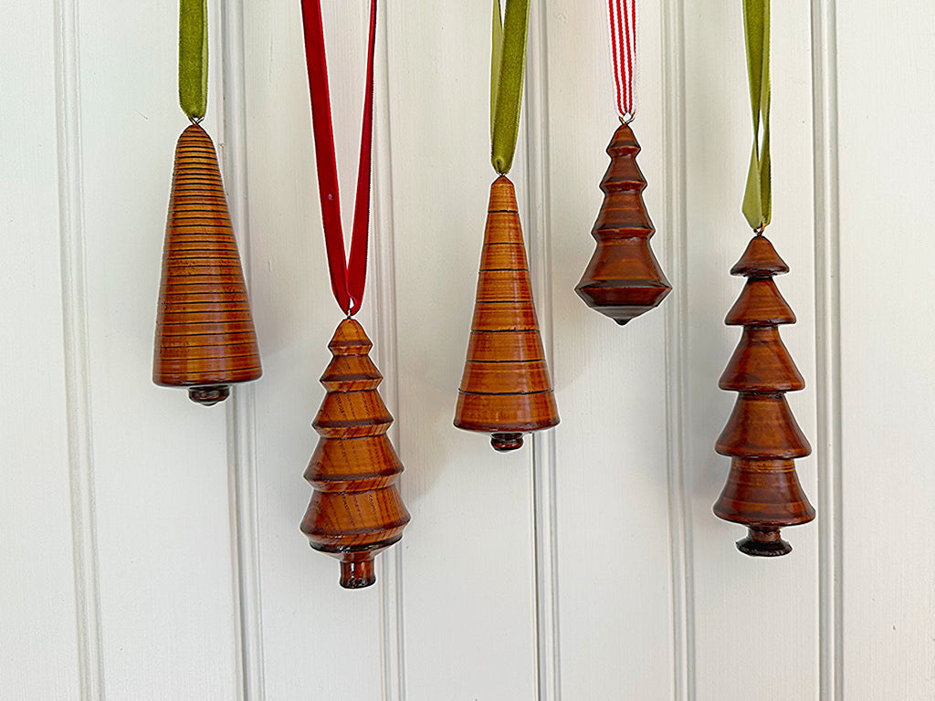 Hand Turned Wood Ornaments