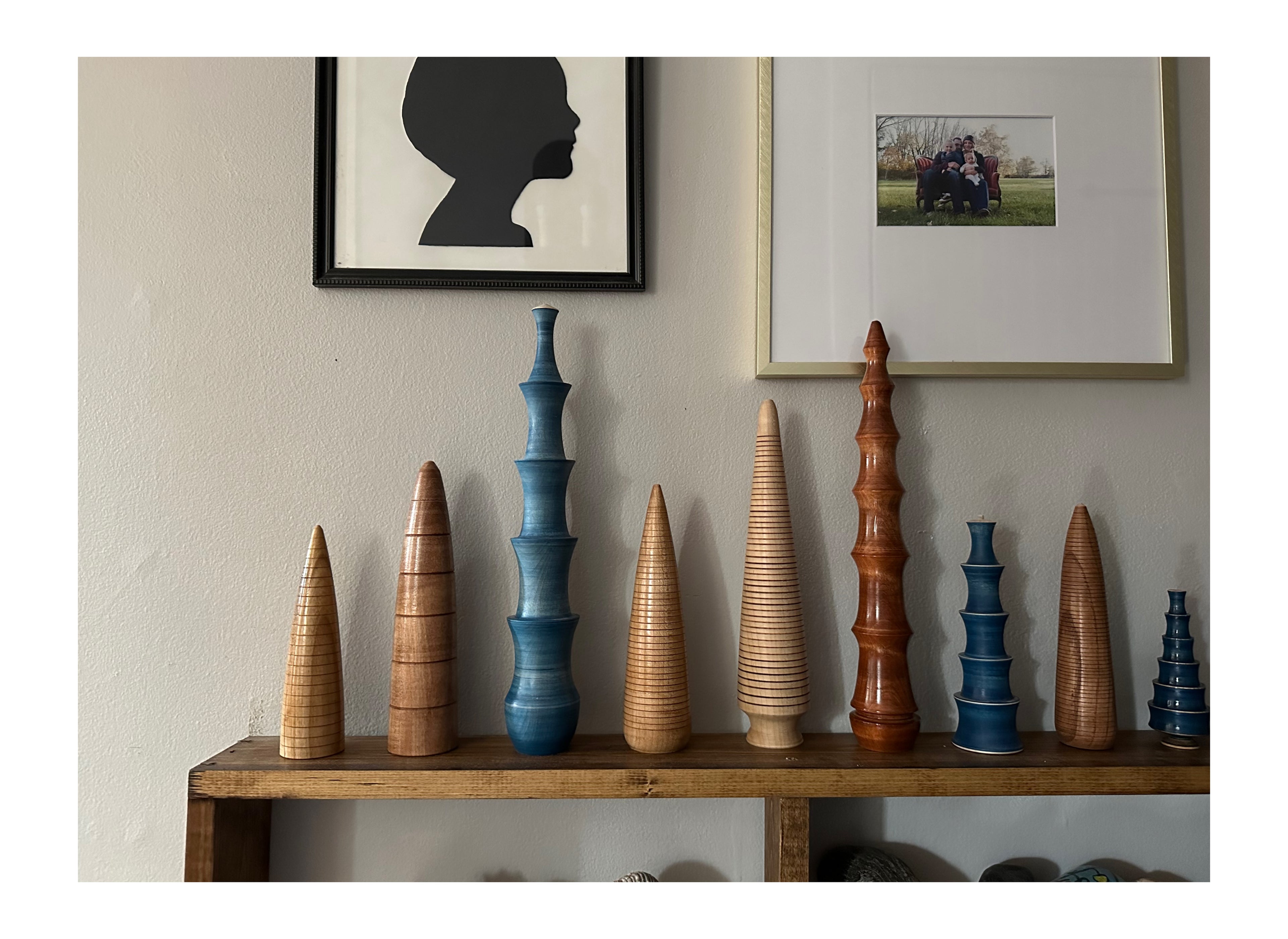 Mini Hand Turned Christmas Trees